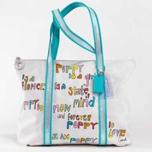 RARE COACH POPPY TOTE BAG
